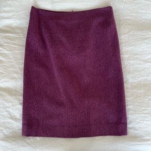J Crew No 2 pencil skirt in purple - size 4